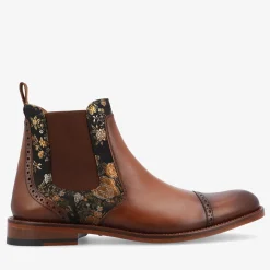 Valencia Brown Leather Chelsea Boots - Eden | Taft
