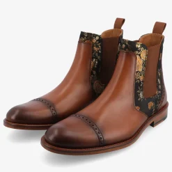 Valencia Brown Leather Chelsea Boots - Eden | Taft