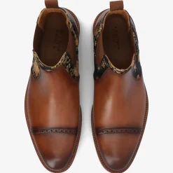 Valencia Brown Leather Chelsea Boots - Eden | Taft